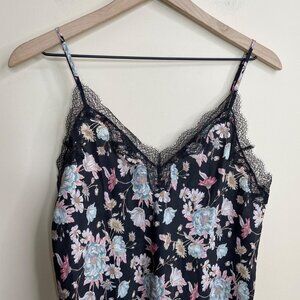 Victorias Secret Slip Dress Chemise Size Medium Lace‎ Trim 90s Y2K Slinky